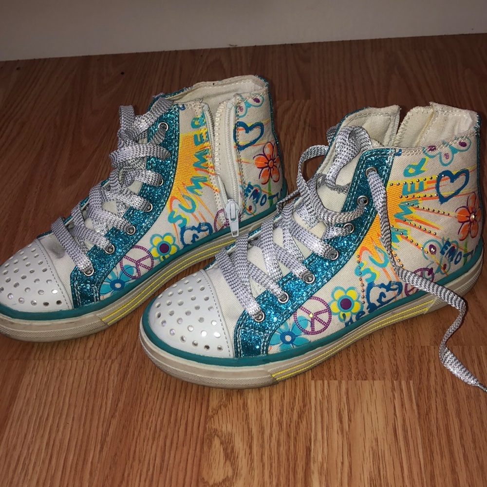 Light up colorful shoes